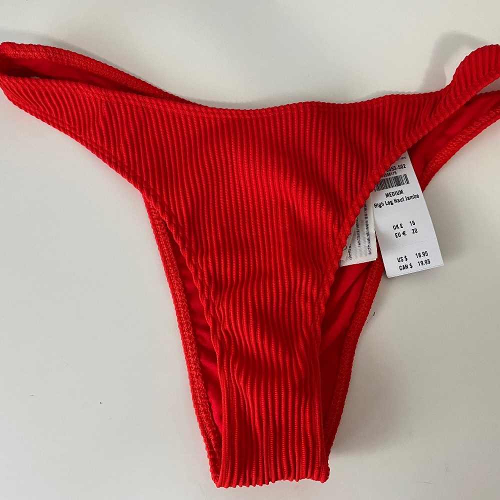 Women's Red Bikini Bottom